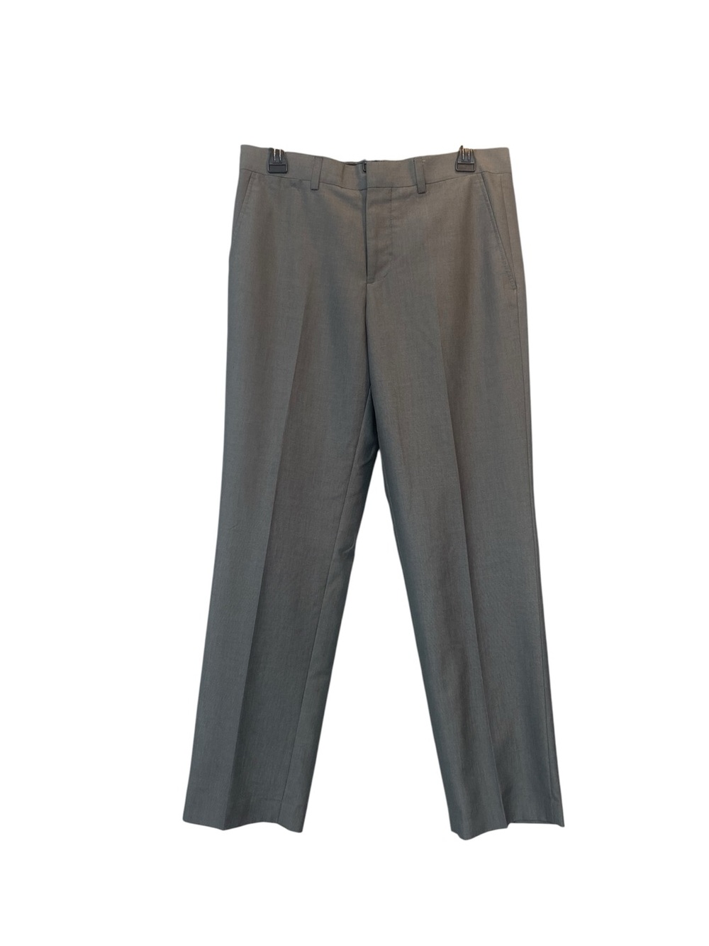 jf J.FERRAR Slim Fit Men size 30/30 Straight-Leg Career Events Dress Pants Gray